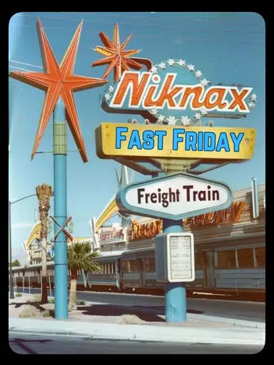 Fast Freight Paperweight Train!