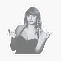 Middle Finger Sticker//Taylor Swift//for The Haters