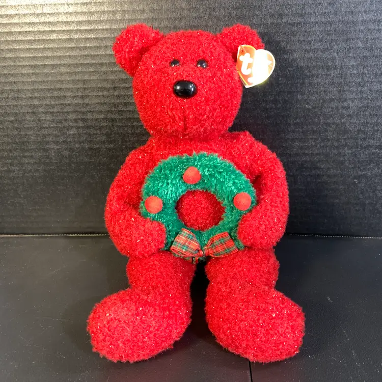 TY 2006 Holiday Teddy Plush 13"