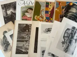 100 Antique Book Page Prints. 1800s-1900s Ephemera. Lithographs, Engravings, Graphics, Crafting, Scrapbooking, Bulk #2