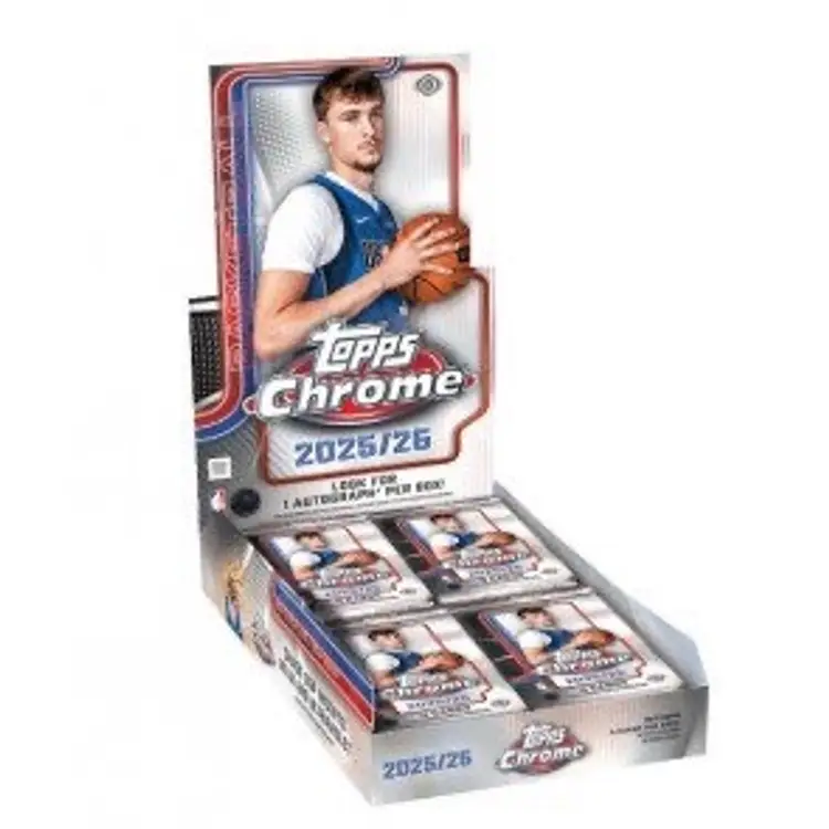 2025/26 Topps Chrome Basketball 6 Hobby Box PYT Live Rip #2 MBB1741
