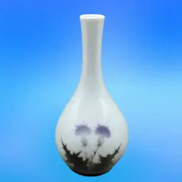 Highbank Lochgilphead Scotland Porcelain Bud Vase Scottish Thistle 6.25”