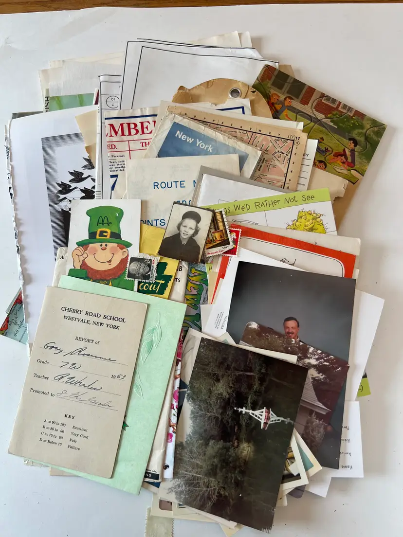 Antique Ephemera Craft Set. Junk Journaling, Smash Books, Scrapbooking. 100+ Items/ Pages, Lot #13