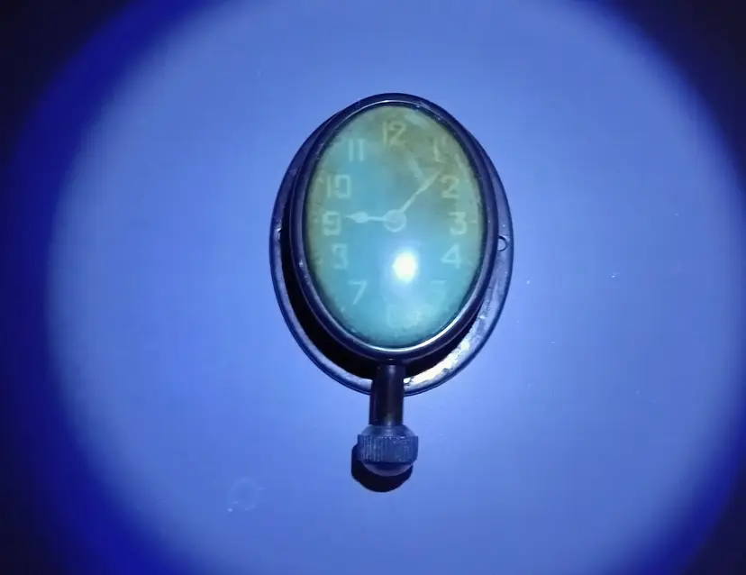 Antique Automotive Dashboard Clock