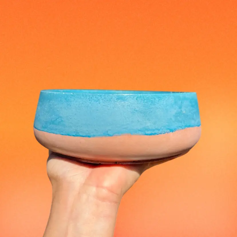 7” Beach Day Concrete Bowl