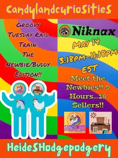 Groovy Tuesday Raid Train The Newby/Buddy Edition 