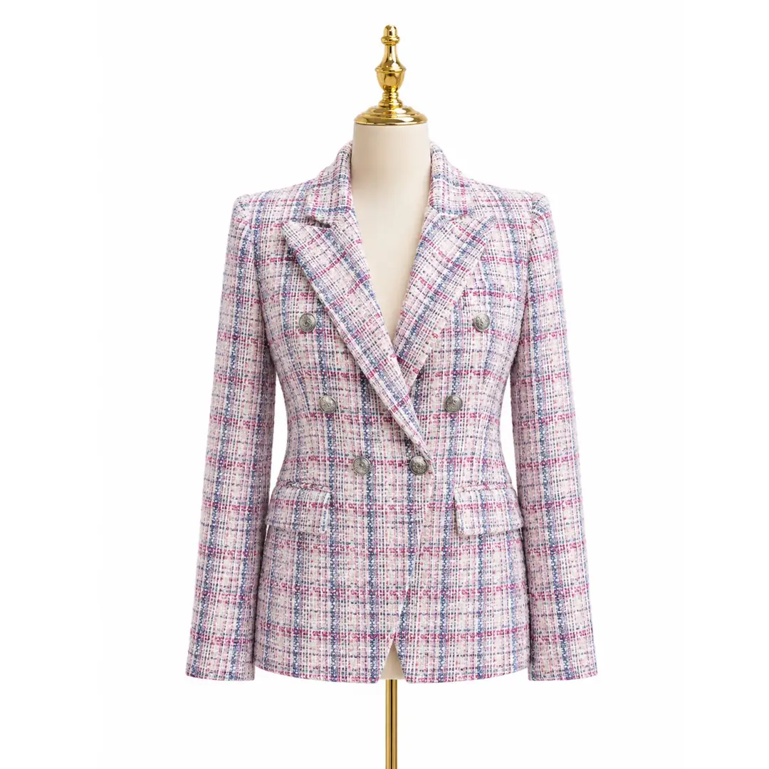 Generation Love Pink Tweed Blazer Sz XS