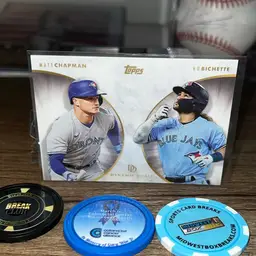 Matt Chapman & Bo Bichette 2022 Dynamic Duals Toronto Blue Jays