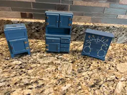 Vintage Shenandoah Designs Dollhouse Miniature Furniture Lot of 3