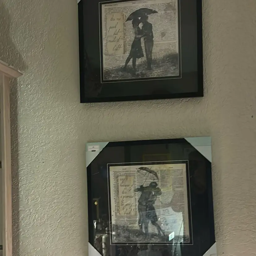 23. WexFord Home Give it Back 2 Piece Set Art Prints 16 x 16 Framed and Matted