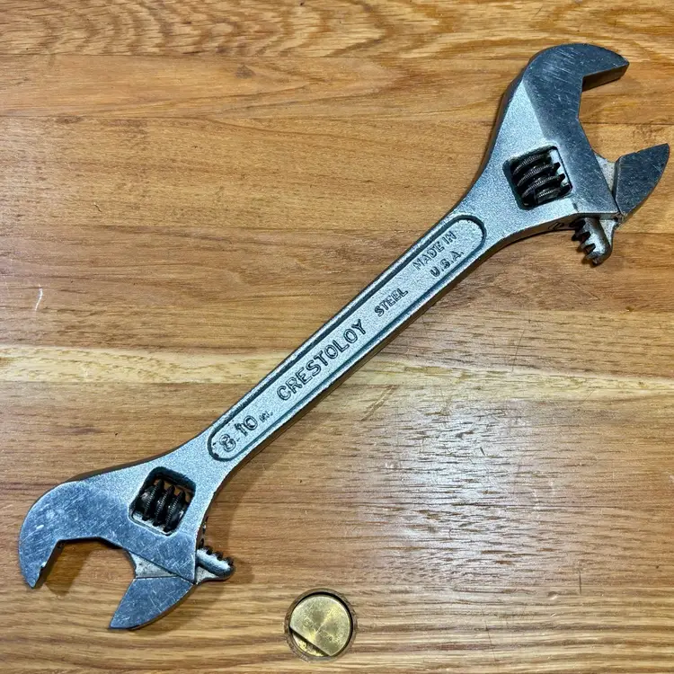 10” Crescent Double Ended Adjustable Wrench Crestoloy Steel Made In USA