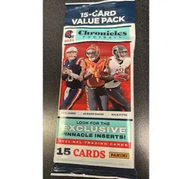 New Panini 2021 Chronicles Football Jumbo Value Pack 15 Cards