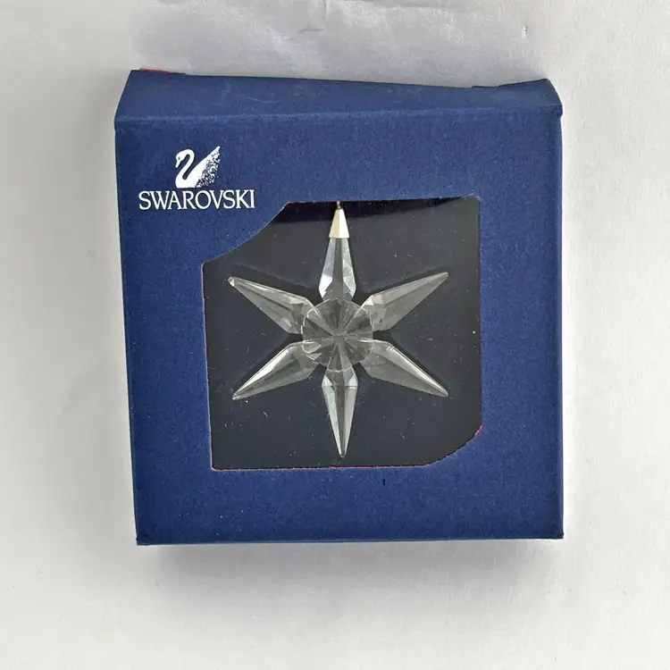 Swarovski Crystal Little Star Ornament 2003 Annual Box Holiday Decor Vintage