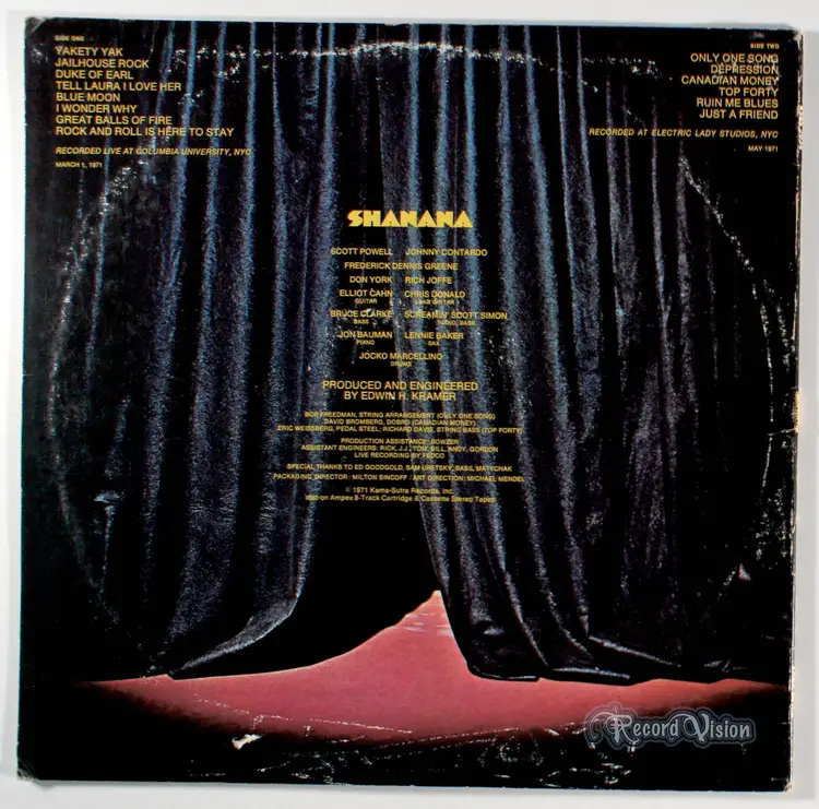 Sha Na Na - Self Titled (1971) Vinyl LP • Yakety Yak, Jailhouse Rock