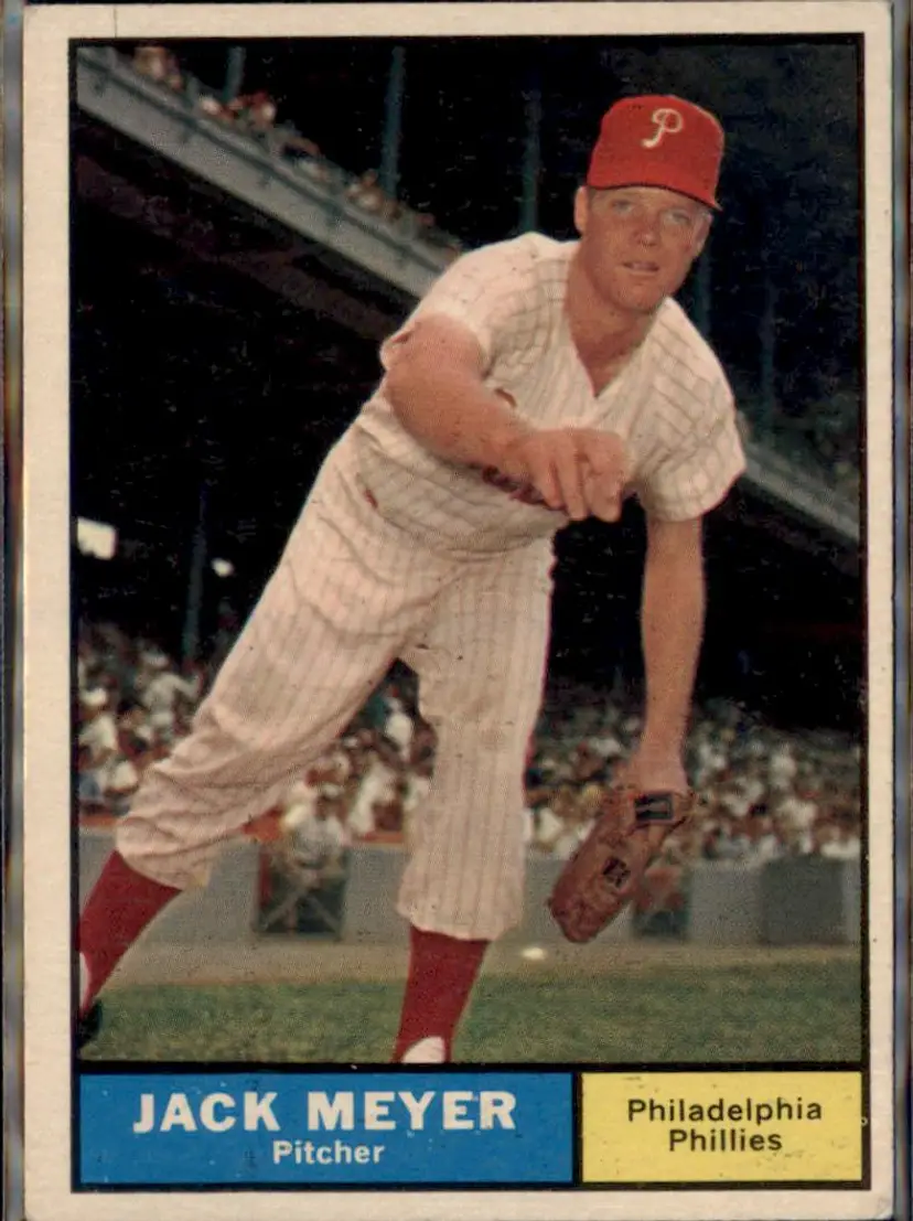 1961 Topps #111 Jack Meyer - ( ) - Philadelphia Phillies