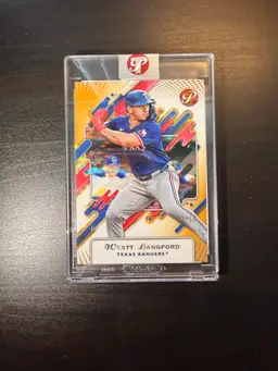 Wyatt Langford 2025 Topps Pristine Gold /50