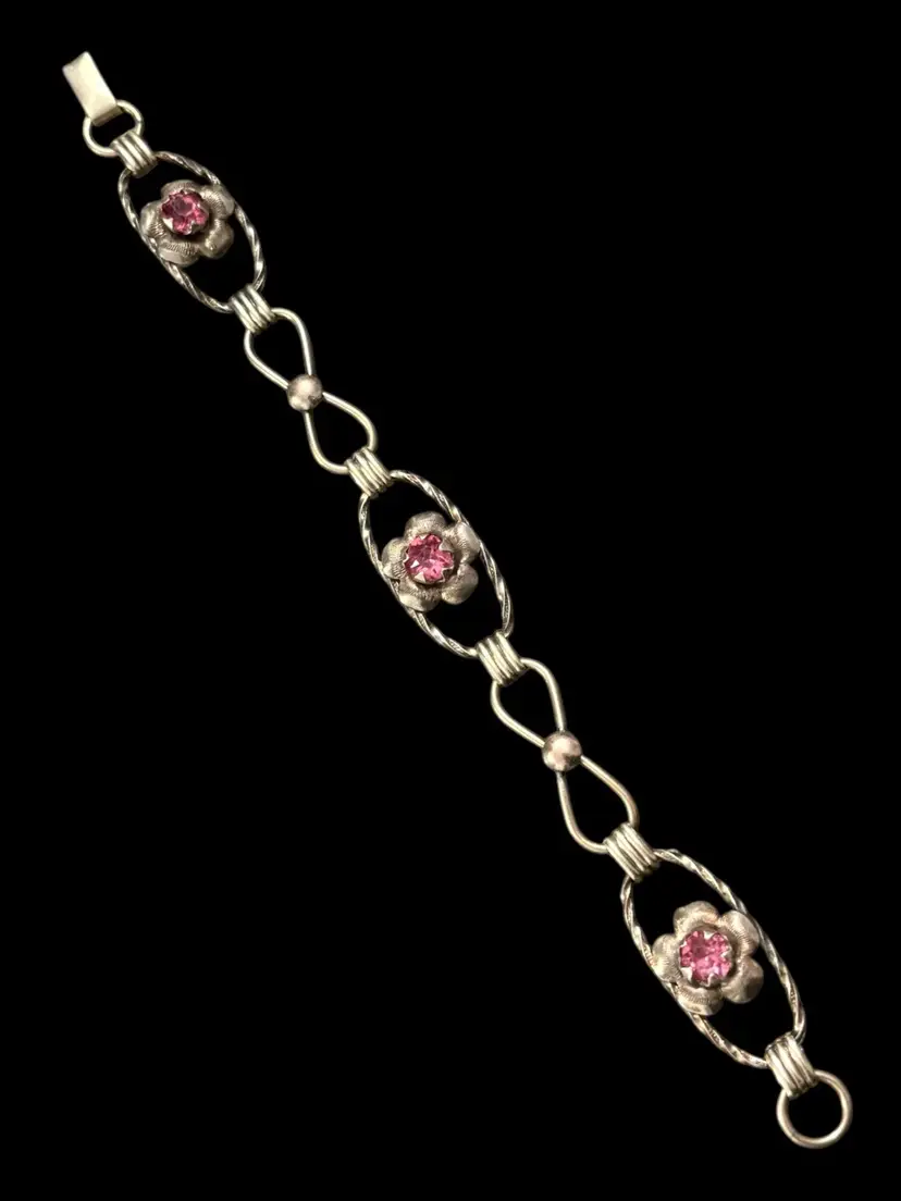 63. 10K GF Stamped Vintage Filigree Bracelet