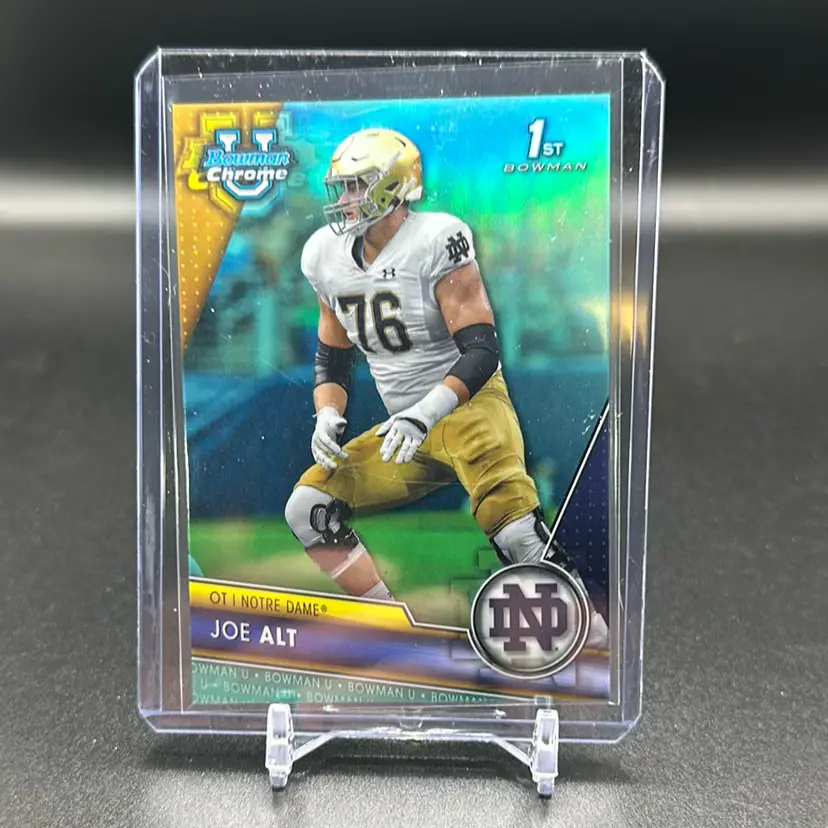 Joe Alt 2023 Bowman Chrome U Aqua /299 Los Angeles Chargers