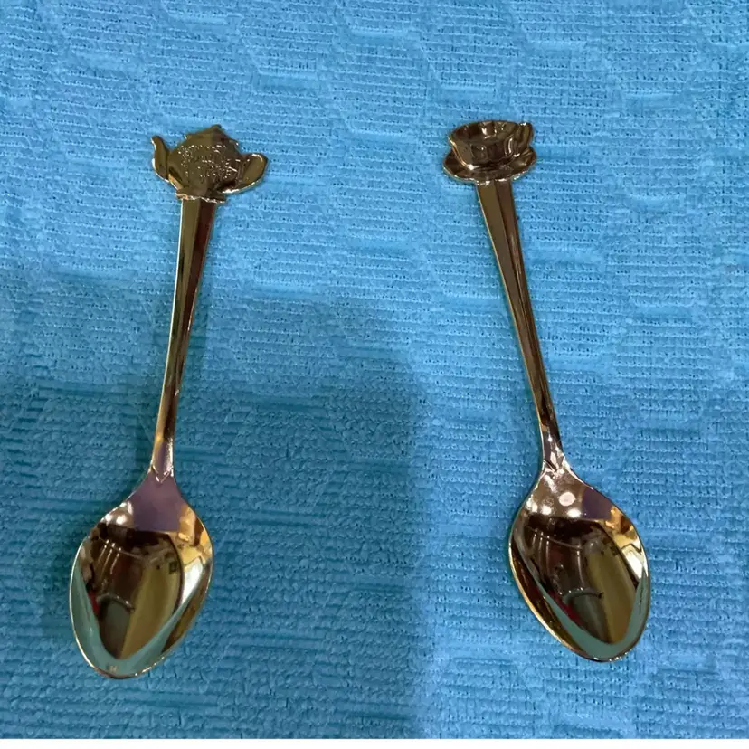 Gold-tone  Sugar Spoons