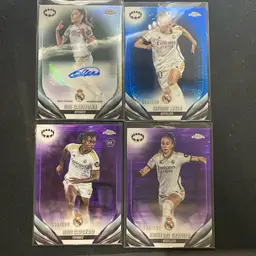 Real Madrid Lot - Olga Auto - Linda Caicedo 159/299 - Athena Del Castillo 134/299 - Caroline Weir 93/250 - Naomie Feller 23/125