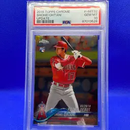 2018 Topps Chrome Update Shohei Ohtani Rookie Debut RC PSA 10 Los Angeles Dodgers