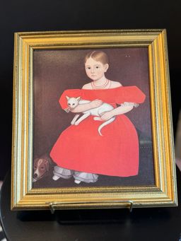 Framed Folk Art Ammi Phillips Print