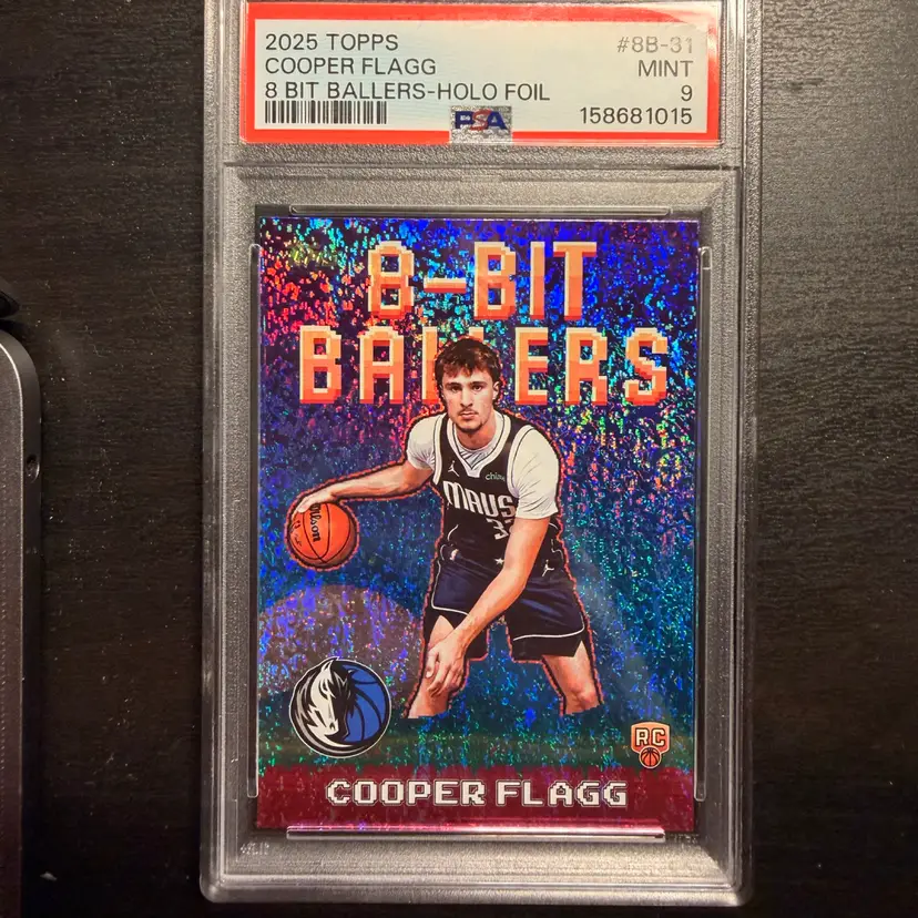 Cooper Flagg 2025 Topps 8 Bit Ballers Holo Foil