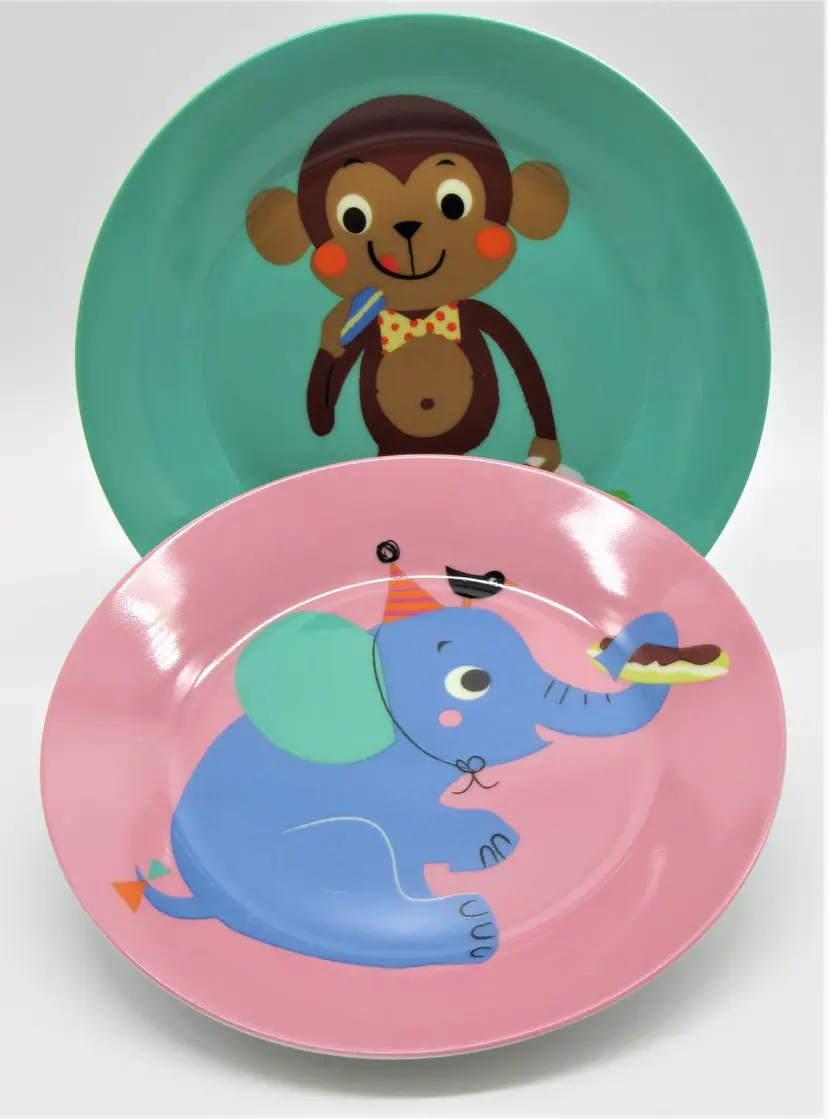 Fun Monkey & Elephant Dessert Dishes by "Magpie Ketchup on Everything"