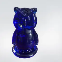 Wilkerson Cobalt Blue Tiny Owl