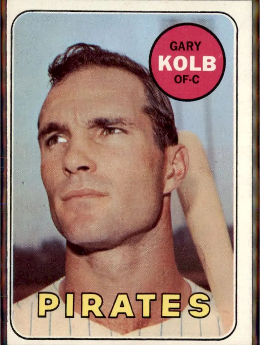 1969 Topps #307 Gary Kolb - (pk3) - Pittsburgh Pirates