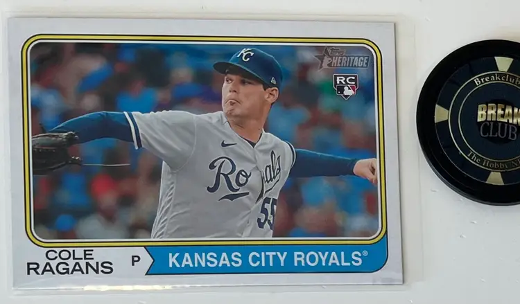 Cole Ragans RC Heritage Kansas City Royals