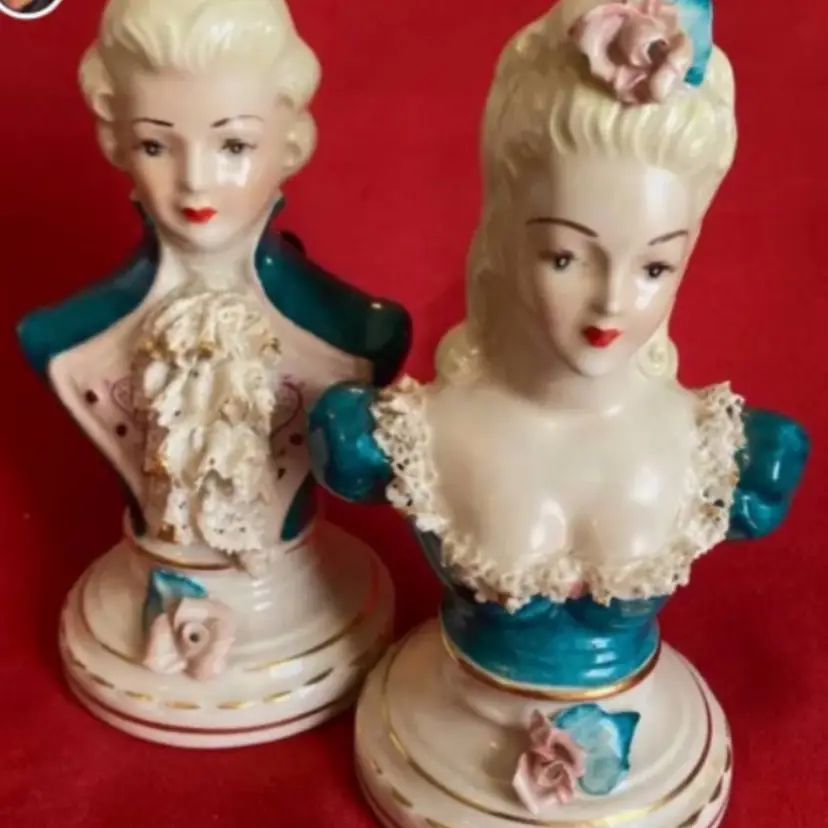 VTG 1940’s Chantilly China #417 Porcelain Couple