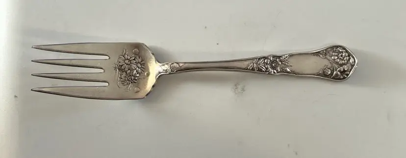 Vtg Wildwood II Serving Fork (Silverplate, 1908) Oneida