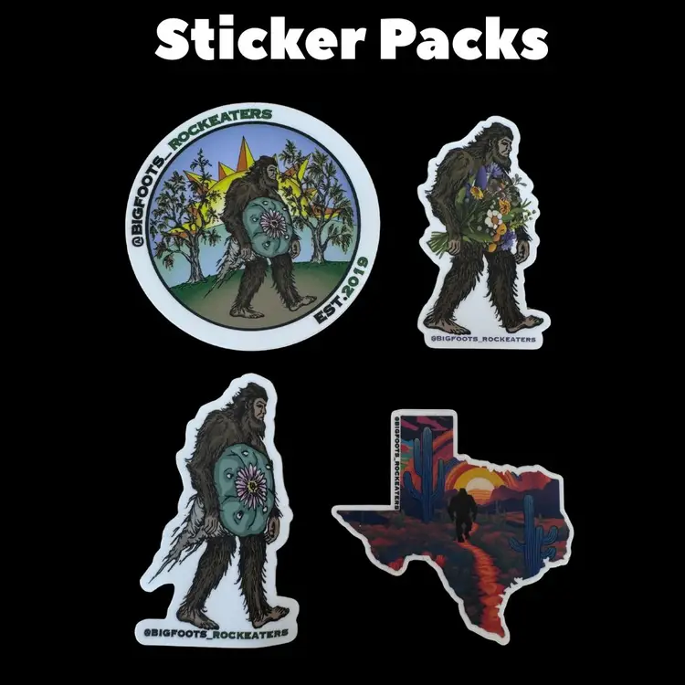 Bigfoot’s Rockeaters Sticker Pack