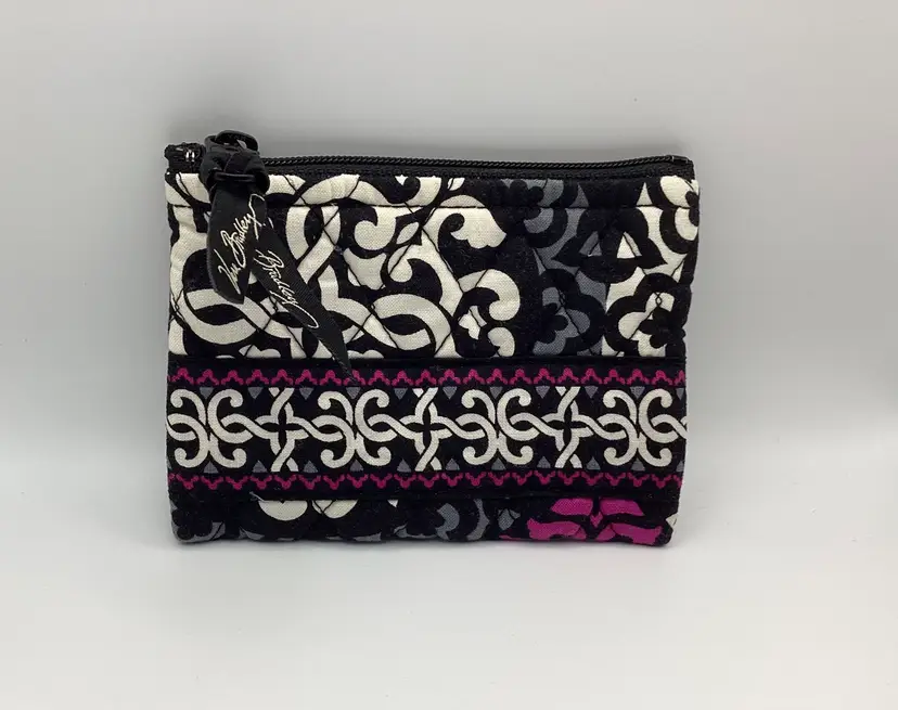 Vera Bradley Zip Coin Purse Canterbury Magenta