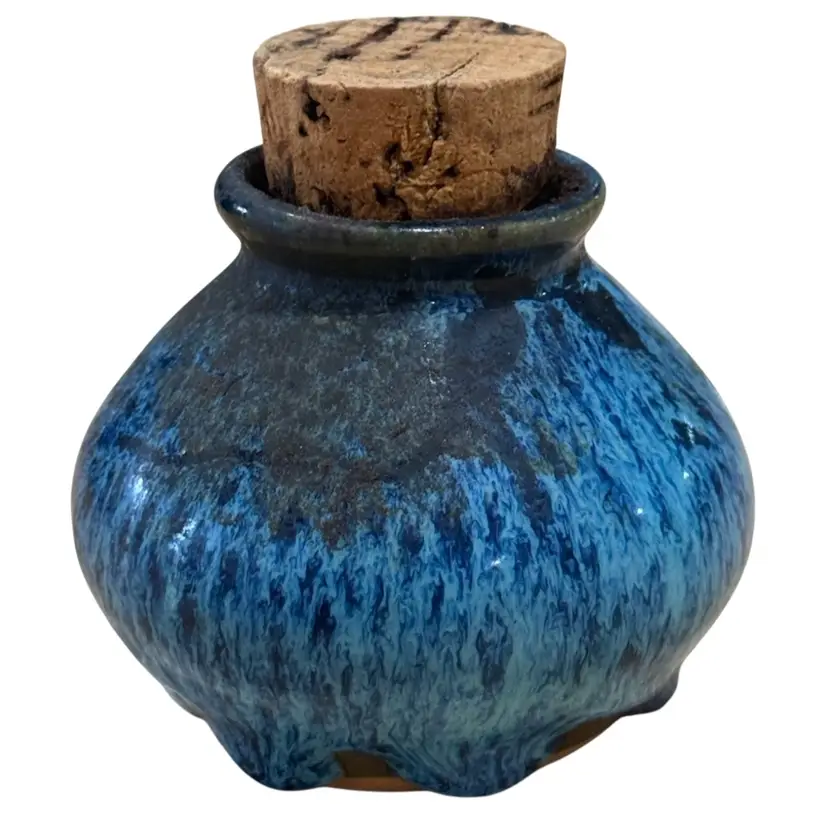 Drip Glaze apothecary jar