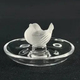 Lalique Bird Trinket Dish