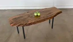 Oak Burl Coffee Table