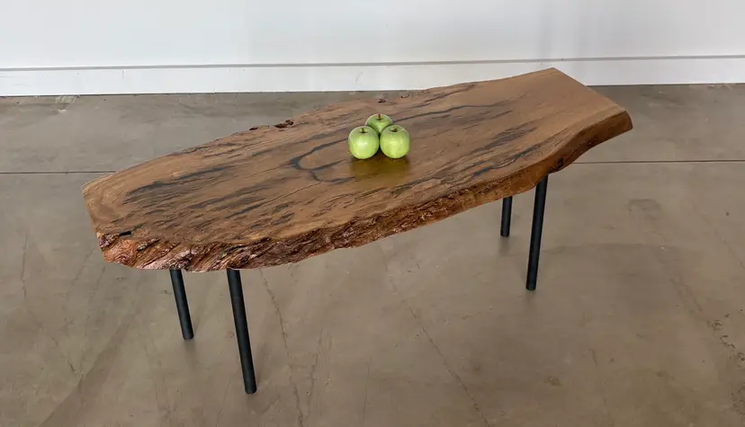 Oak Burl Coffee Table