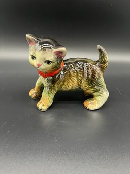 Vintage Napco Royal Japan Striped Tabby Kitten Figurine