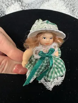 Vintage Porcelain Doll Miniature