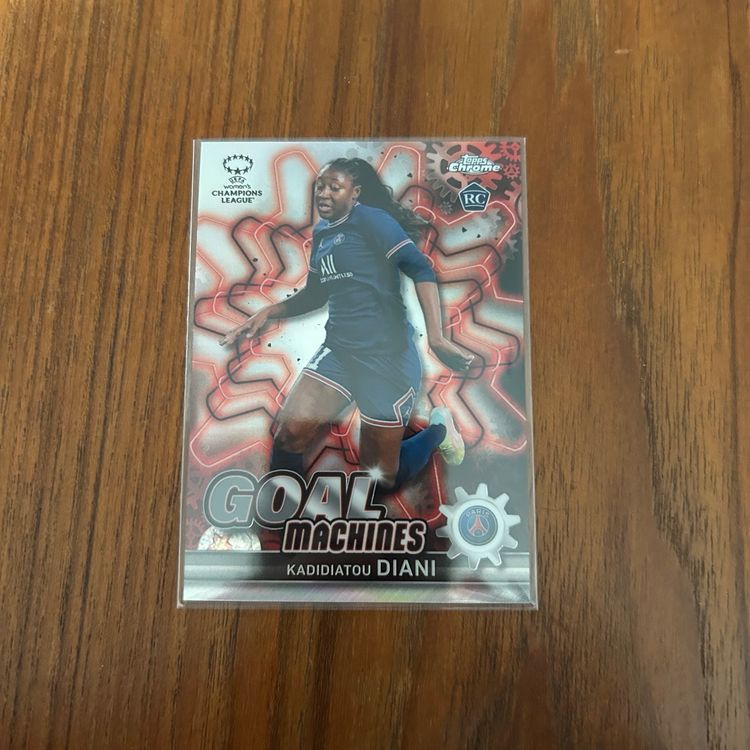 21/22 Topps Chrome UWCL Goal Machines Insert Kadidiatou Diani PSG/Lyon/France