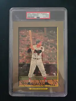 Brooks Robinson 1988 Perez-Steele Great Moments Auto PSA Authentic /5000 Baltimore Orioles