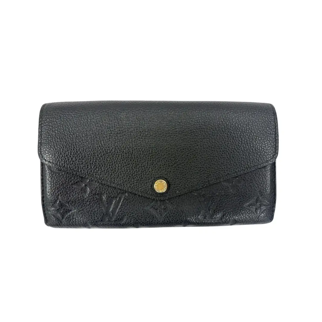 Louis Vuitton Black Empriente Flap Wallet