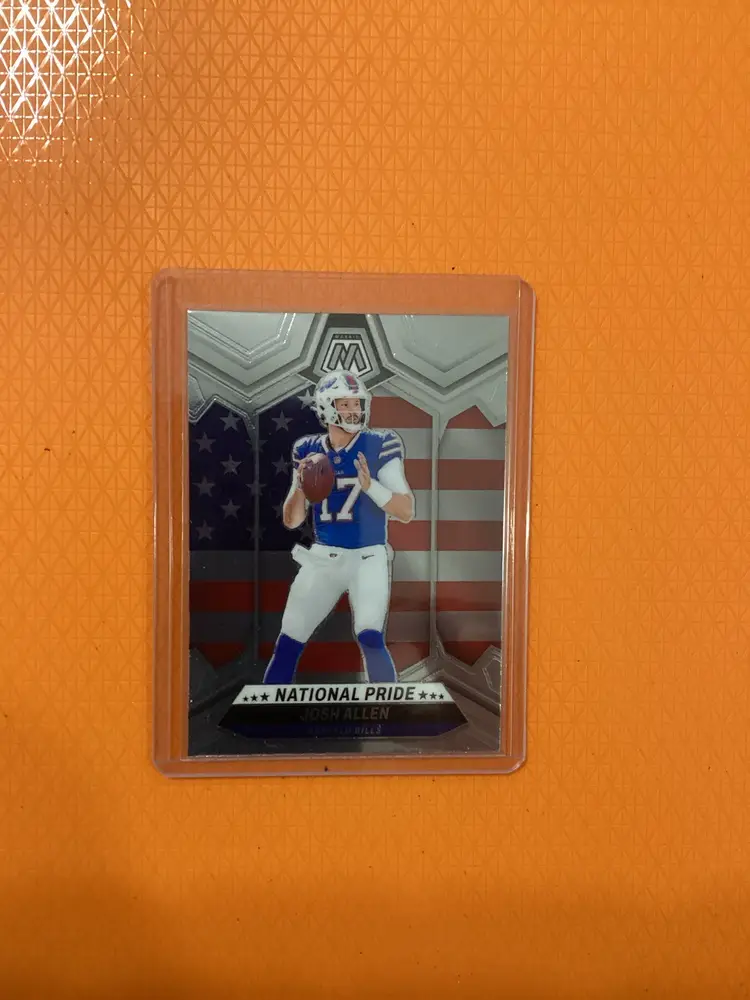 2024 Panini Mosaic Josh Allen 254 Mosaic Prizm National Pride Bills