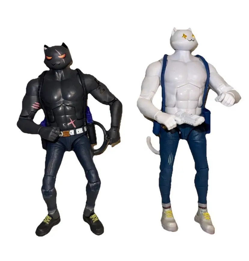 Fortnite Victory Royale Meowscles Shadow & Ghost 6" Action Figure 2021 Hasbro