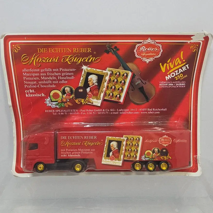 Austrian MOZART Chocolate Balls 7" Mercedes-Benz Actros Container Truck IOP (C5)