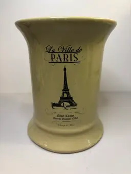 Paris - Eiffel Tower Ceramic Canister PRODUCED FOR DESIGNPAC INC.