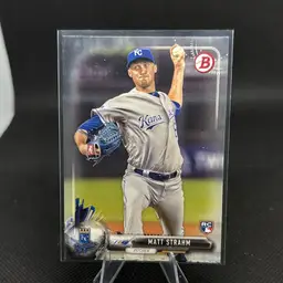 Break Club Member Matt Strahm RC Bowman 2017 Kansas City Royals