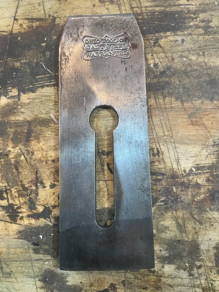 Ohio Tools Wooden Plane Blade 2 7/32"